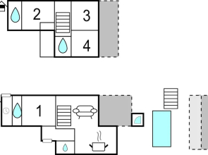 Stunning Home in Lopar with Outdoor Swimming Pool, Hot Tub & 4 Bedrooms