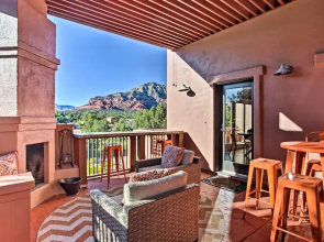 Furnished Patio & Views: West Sedona House!