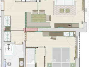 Ferienwohnung mit 1 Schlafzimmer fur 6 Personen