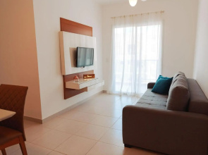 Apto no 3º andar com ar e Wi-Fi a 250 mts do mar!