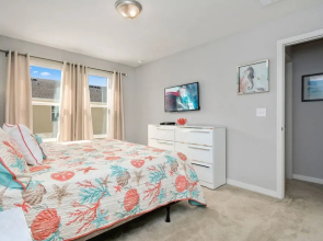 Lovely 4Bd Townhome Near Disney @ Compass Bay 5122