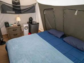 FunStays Glamping Setup Tent in RV Park #2 OK-T2