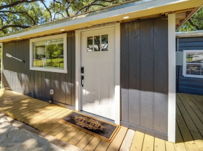 Waterfront Lake LBJ Cabin w/ Private Dock!