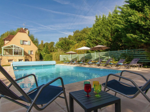 Spacious villa with heated pool, several terraces and a lot of privacy.