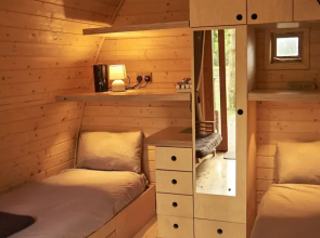Pinewood Camping Pods - At Port Lympne Reserve