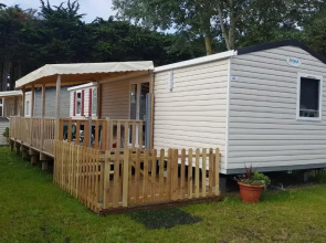 Mobilhome. casita camping du conguel