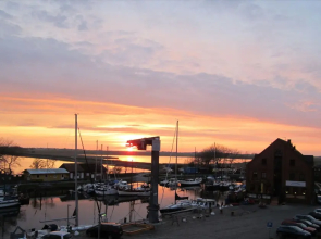 Panoramablick Orther Hafen - Fehmarn