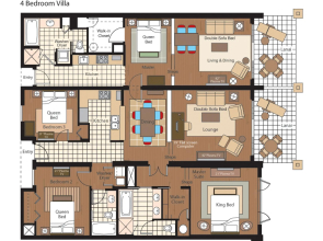 3-Bedroom Villa 103 in Kahuku