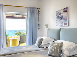 Vistonia Studio 5 Directly on the Beach With sea View