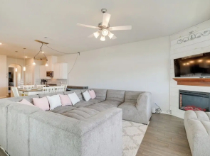 Bay-view La Porte Home Rental: Steps to Beach!