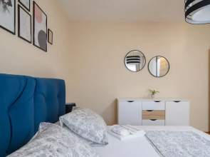 Modern Apartment Near Trogir Beach With Sea View Terrace and Lounge Area