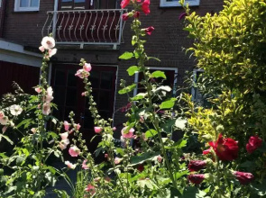 Door de poort