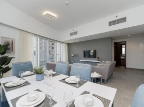 Incredible views to the marina in JAM Marina