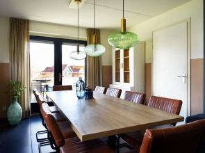 Stylish holiday home in Groningen with jetty