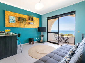 Apartment With one Bedroom in Carvoeiro, With Wonderful sea View and Furnished Balcony - 50 m From the Beach