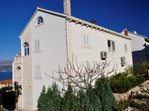 Apartment Pava - beautiful terrace & parking: A1 Postira, Island Brac