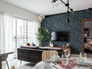 KingBed-BestLocation-WiFi-A/C-Piantini-YellowKey*