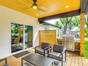 Stylish & Modern Lenexa Haven w/ Fire Pit & Deck!