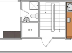 2 bedroom, central and spacious with sea view