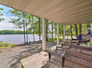 Waterfront Pocono Lake Home w/ Private Dock!