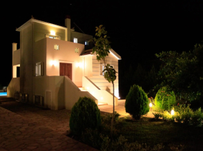 Villa Semeli Large Private Pool Walk to Beach Sea Views A C Wifi Car Not Required Eco-friendl - 1879