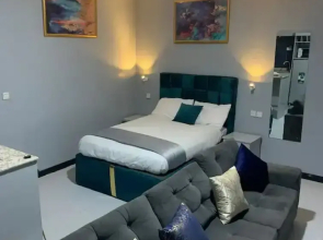 Open plan studio apartment unit