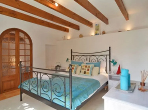 Mallorca traditional stone village house