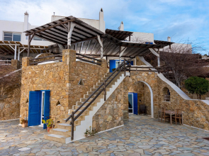 Villa Delos Sunset View Mykonos - walking from the beach