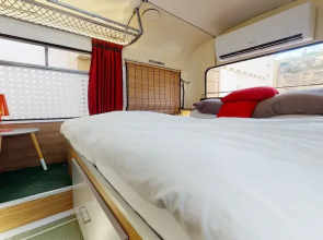 Gozo Bus Glamping - Stay on a 1974 Vintage Maltese bus in Xlendi
