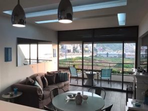 Chalet in Siwar Resort, Pool, Wifi, sea View, Electricity, 2 Bedrooms