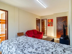 Apto c/ Churrasq 650m da Praia QTIB0301