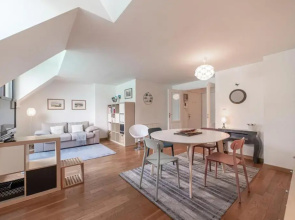 Duplex apartment with balcony on the lake classified 3 stars