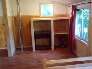 Room-cabaña Hualle con hot tub Exclusivo