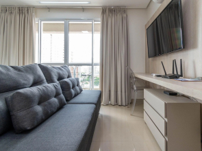 Flat completo no Setor Bueno - Ed. The Expression - WI-fi - Garagem - TH1405