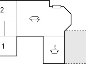 Beautiful Apartment in Zidarici With 2 Bedrooms and Wifi
