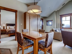 Luxury 2 Bedroom Ski in, Ski out One Ski Hill Residence Located at the Base of Peak 8 with Outdoor Plaza