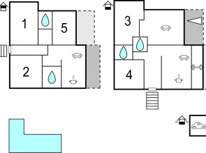 Nice Home in Poljica With Wifi and 5 Bedrooms