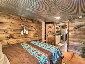 Rustic Dog-friendly Cabin w/ Deck & Fire Pit!