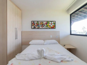 Beach Class Muro Alto - Flat com 2 Suítes (até 6 pessoas)