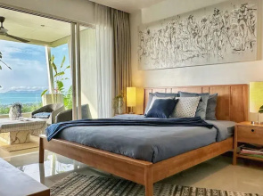 Hillside 2BR Seaview Pool Gym C258