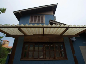 Casa com vista de cinema no morro da ferrugem