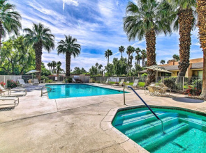 Patio + Resort Amenities: Palm Desert Escape