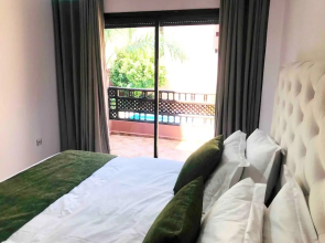Apartment with 2 Bedrooms in Marrakech, with Pool Access, Furnished Terrace And Wifi
