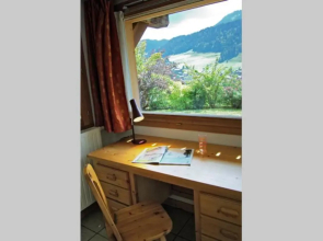 Appart Saint-Antoine Morzine vue soleil jardin calme parking 2 à 4 pers