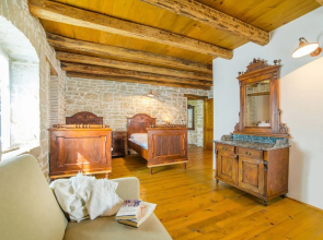 Enchanting villa with beautiful stone architecture