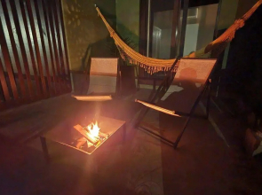 Casa com jardim perto da praia - Ferrugem Garopaba