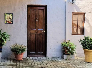 Guinea Fowl poolside apartment