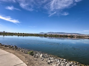 Private Dock & Balcony: Waterfront Sparks Home