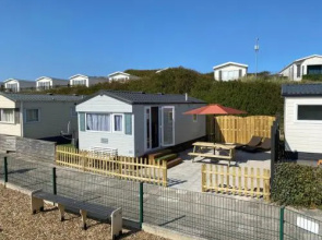 Caravan in IJmuiden op camping Duindoorn