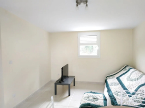 Studio in Le Lamentin, With Enclosed Garden and Wifi - 5 km From the B